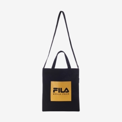 Fila Box Logo - Miesten Eco-pussi - Mustat | FI-98621